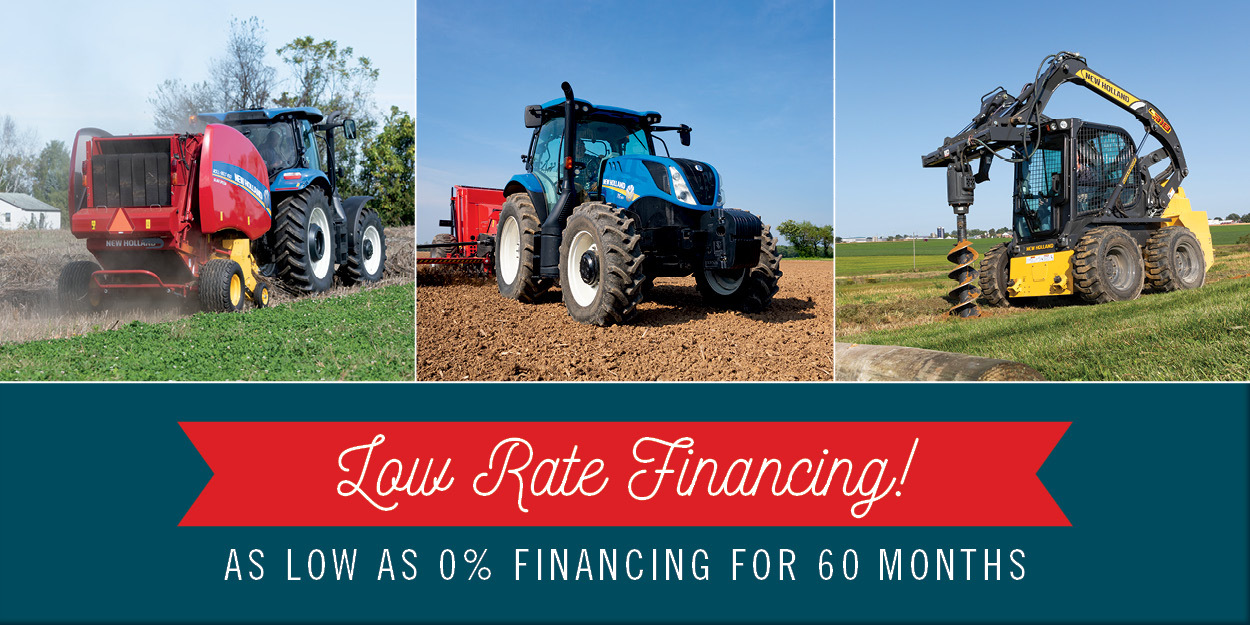 Low Rate Financing Offers on New Holland Equipment