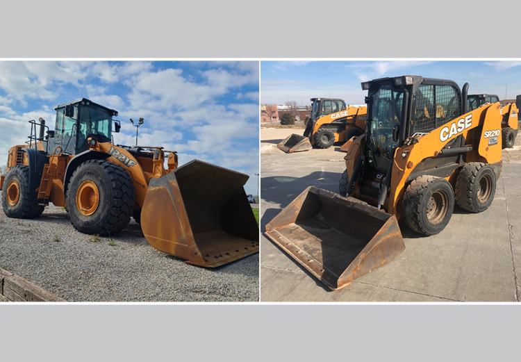 Used Case Construction Wheel Loader and Skid Steer