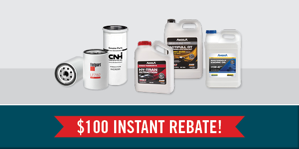 $100 Instant Rebate Offer from CNHi