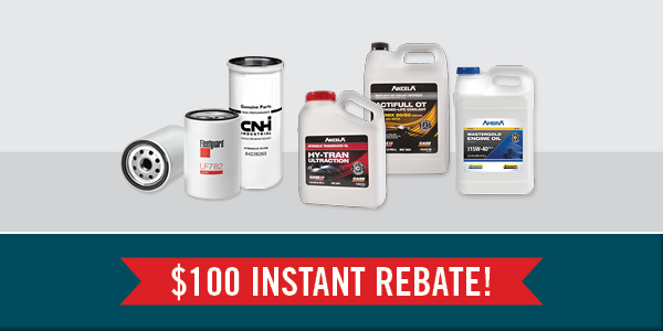 $100 Instant Rebate Offer from CNHi $100 Instant Rebate Offer from CNHi