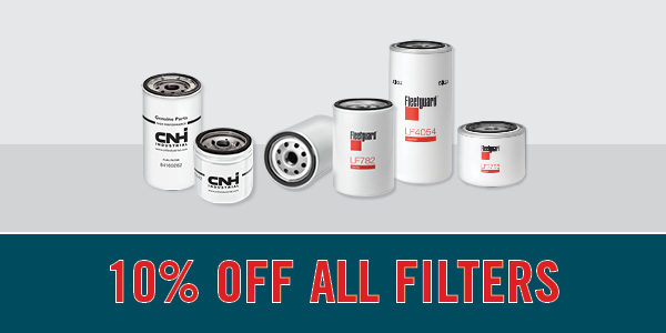 10% Off All Filters on Titan Machinery Online Parts Store