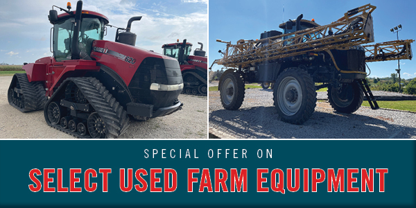 12-MONTH INTEREST WAIVER ON SELECT USED FARM EQUIPMENT