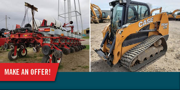 Make Us An Offer on Select Used Equipment Make Us An Offer on Select Used Equipment