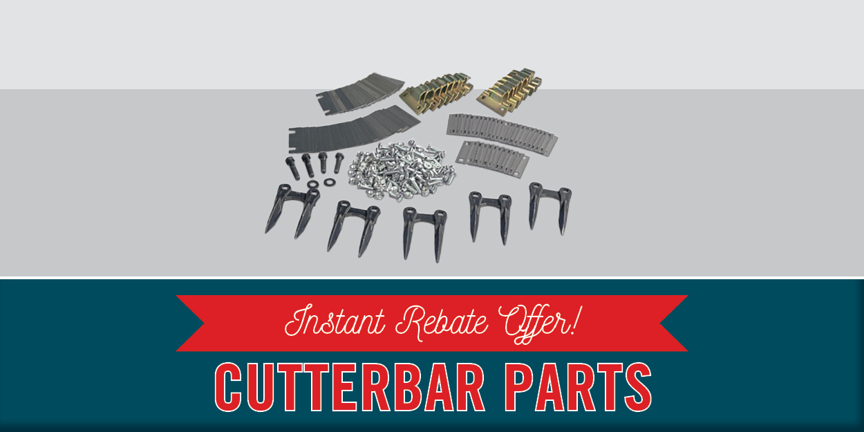 Cutterbar Parts Instant Rebate Offer