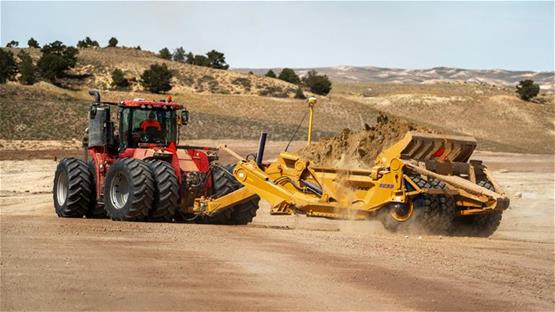 K-Tec 1233 scraper with Case IH Scraper