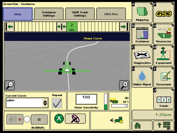 John Deere AutoTrac Guidance System