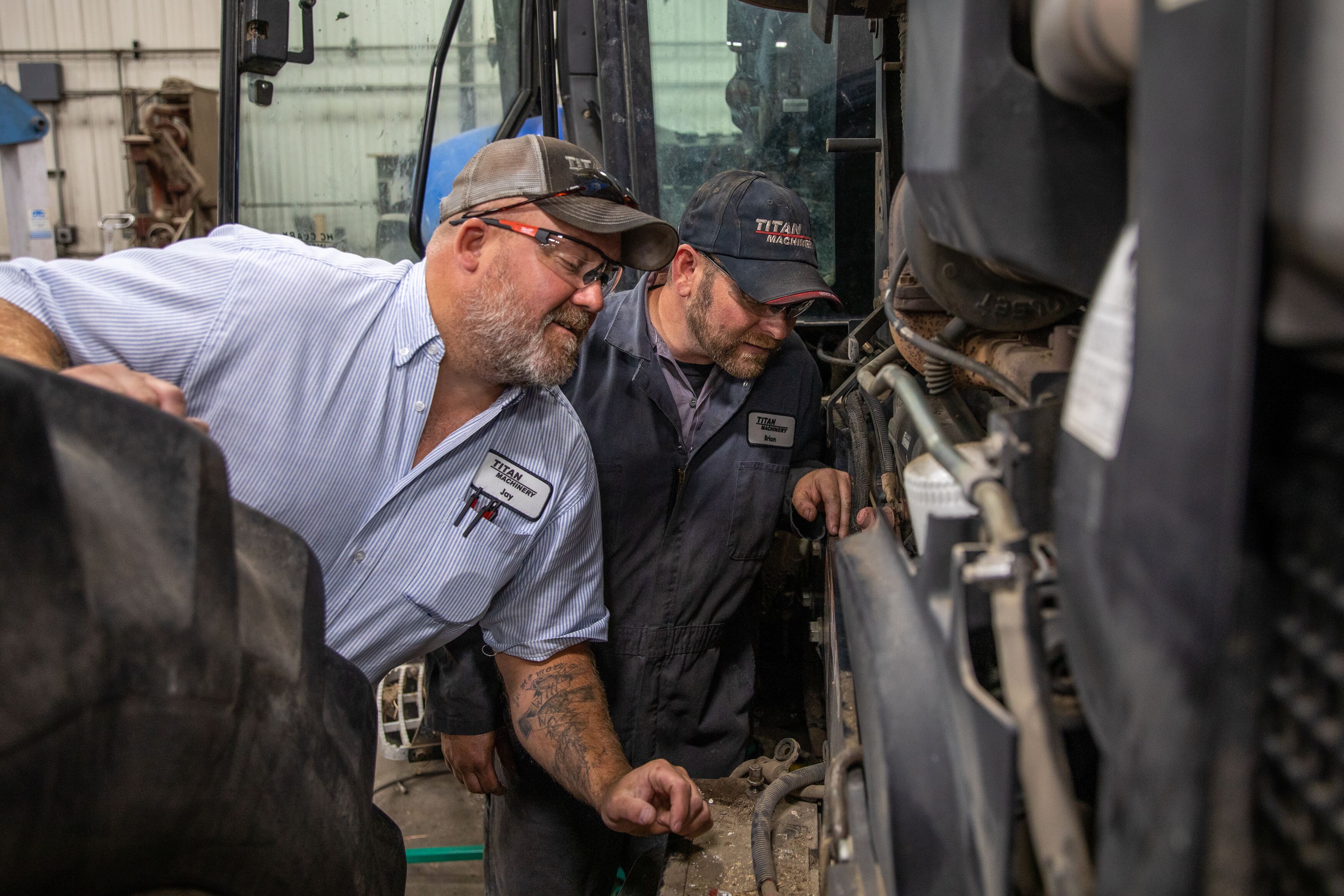 Diesel Mechanic Apprentice and Mentor