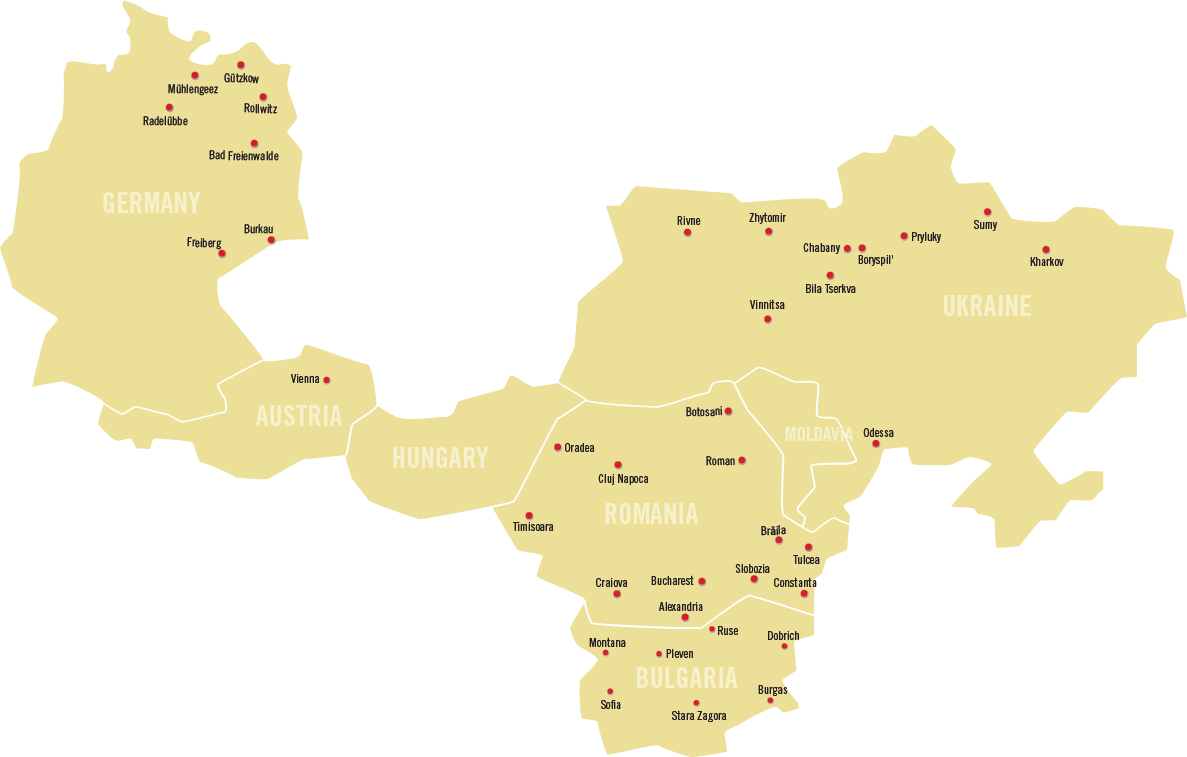 Titan Machinery International Locations Map