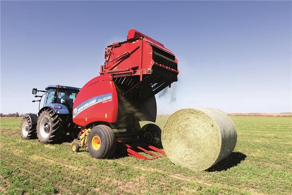 New Holland T6 and RB560 New Holland T6 and RB560